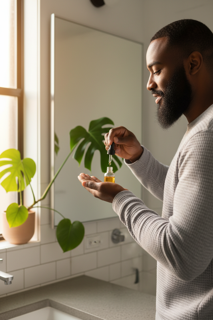 The Vegan Beard Oil Routine That Actually Works (Bamboo & Teak Edition)